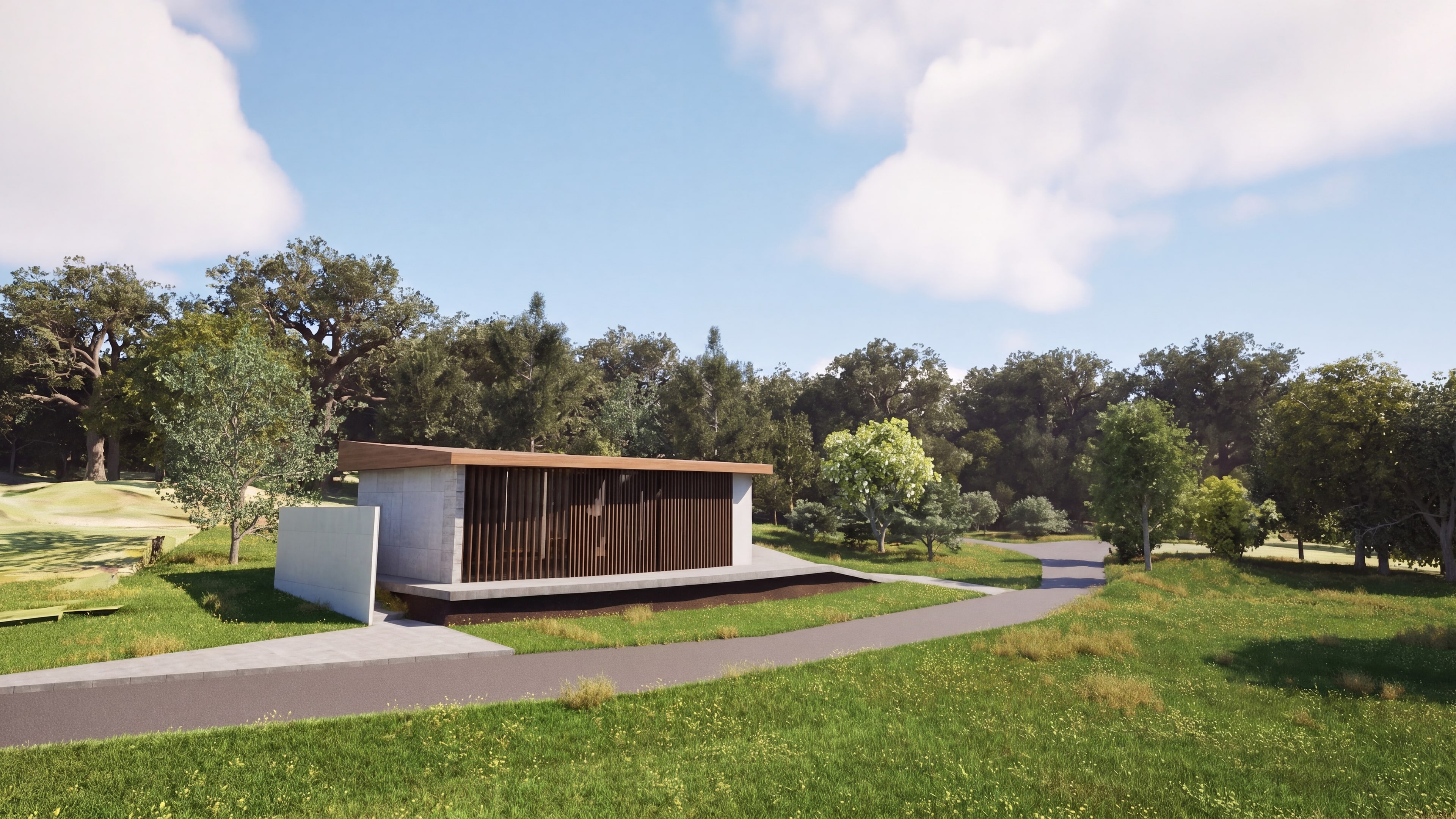 Exterior View — Approach