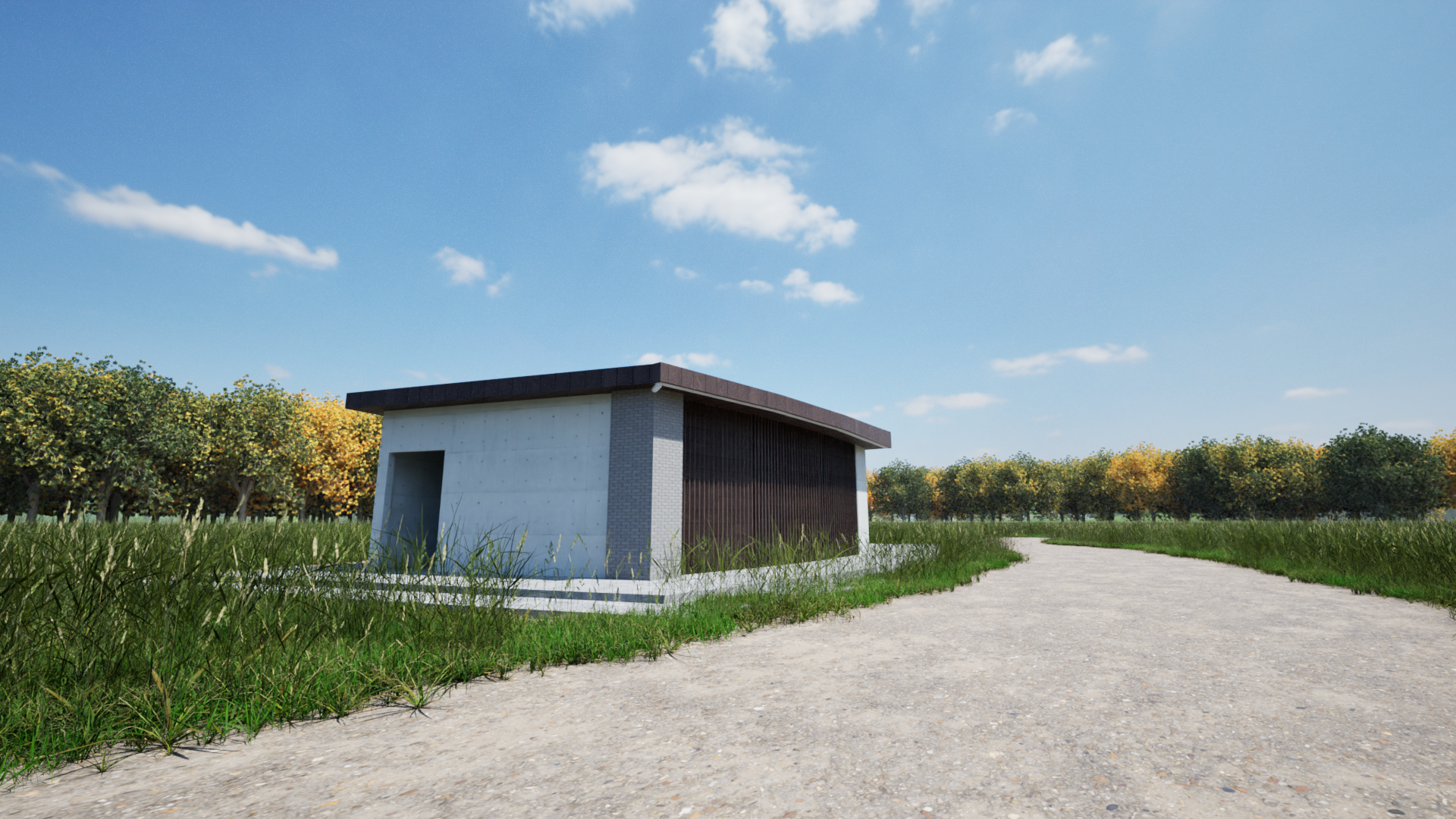 Exterior View &mdash; Approach