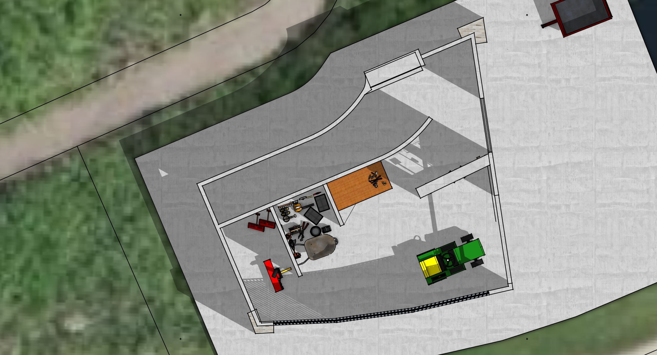 Summer Natural Light - Plan View