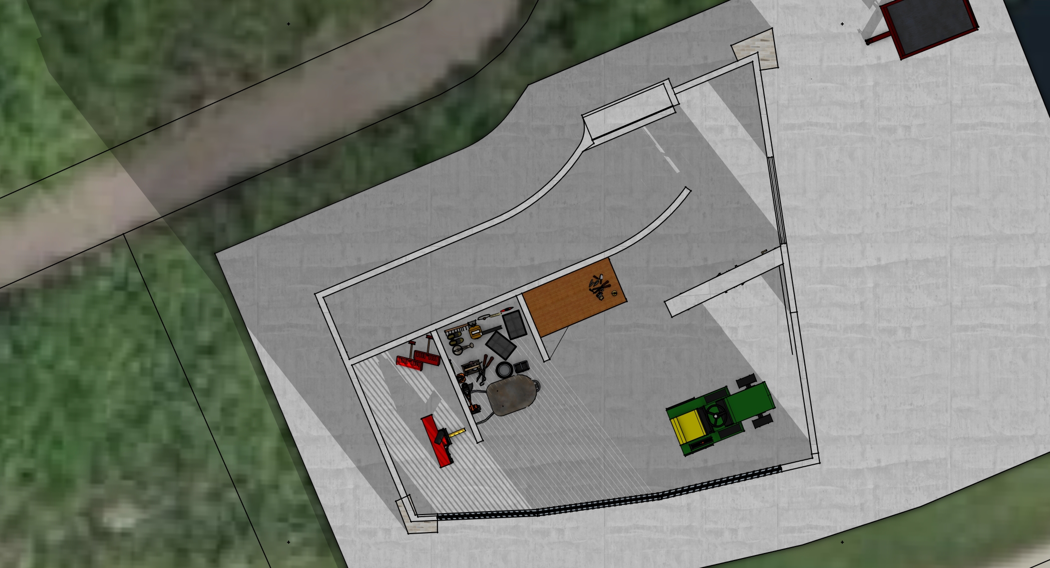 Winter Natural Light - Plan View