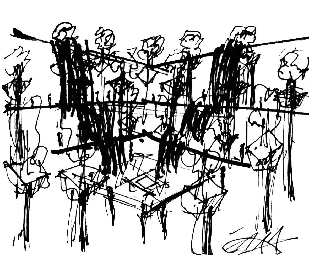 Eden Art Museum concept sketch