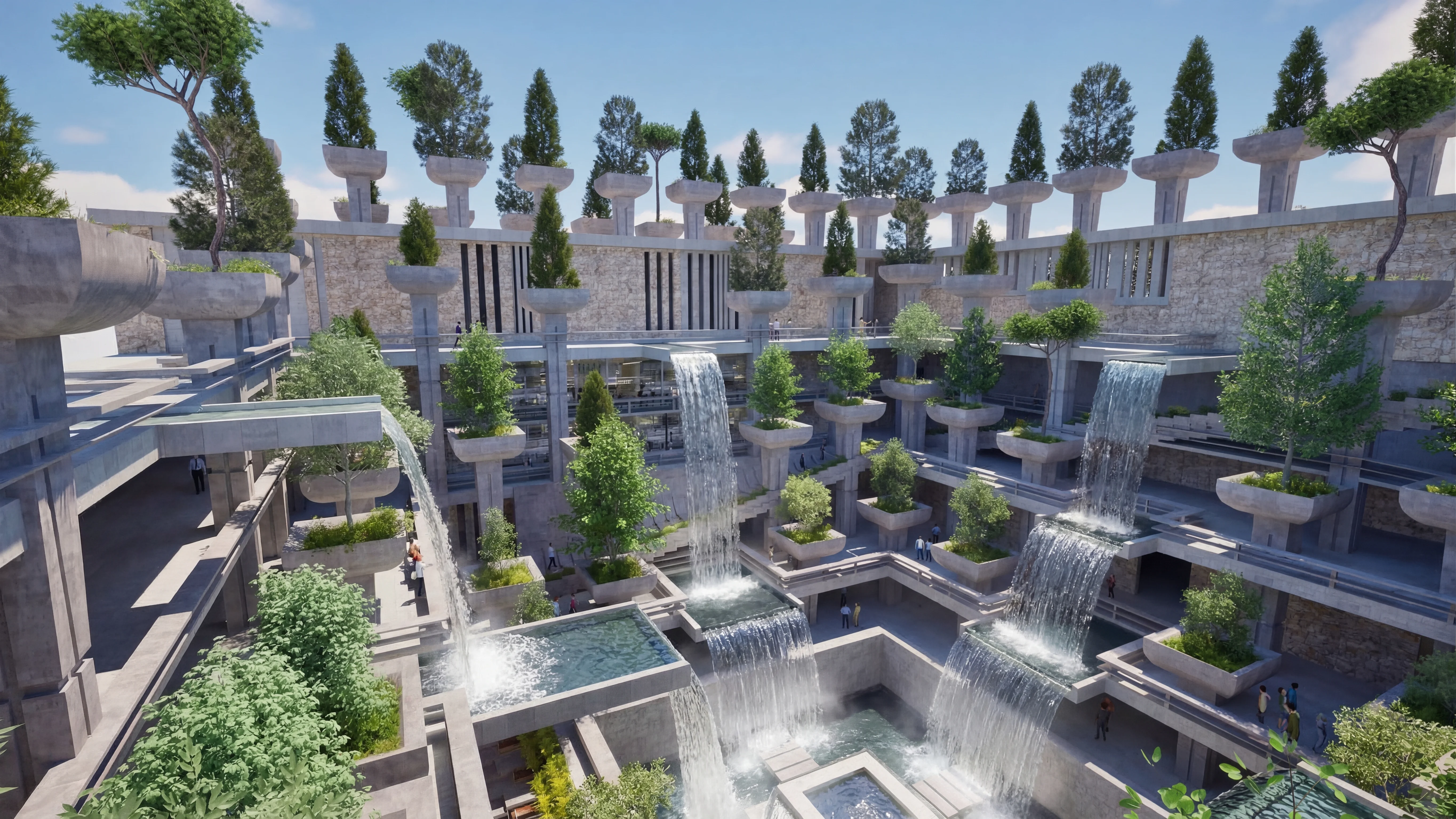 Eden Art Museum water court