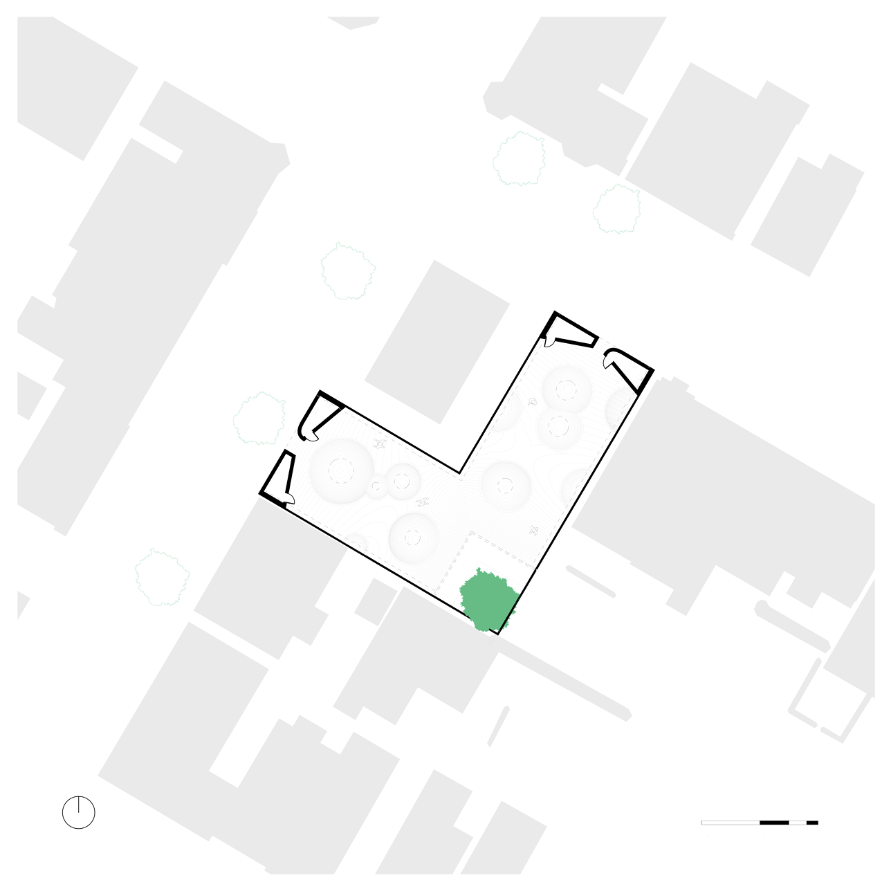 The Clearing site plan