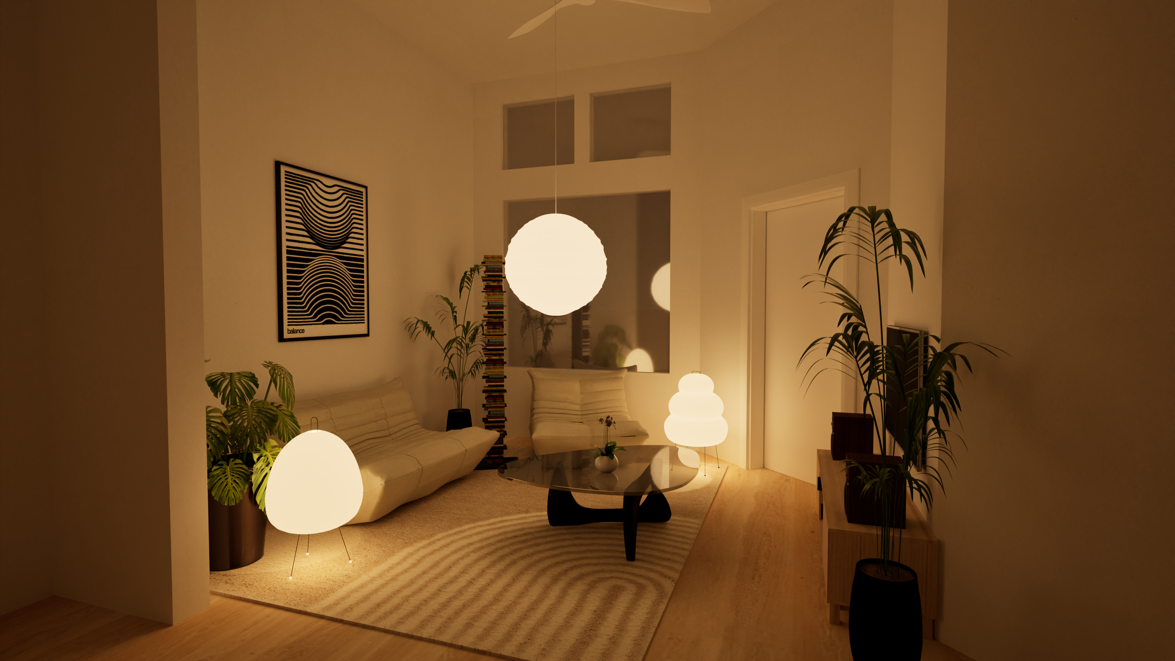 Tolman Apartment Living Space